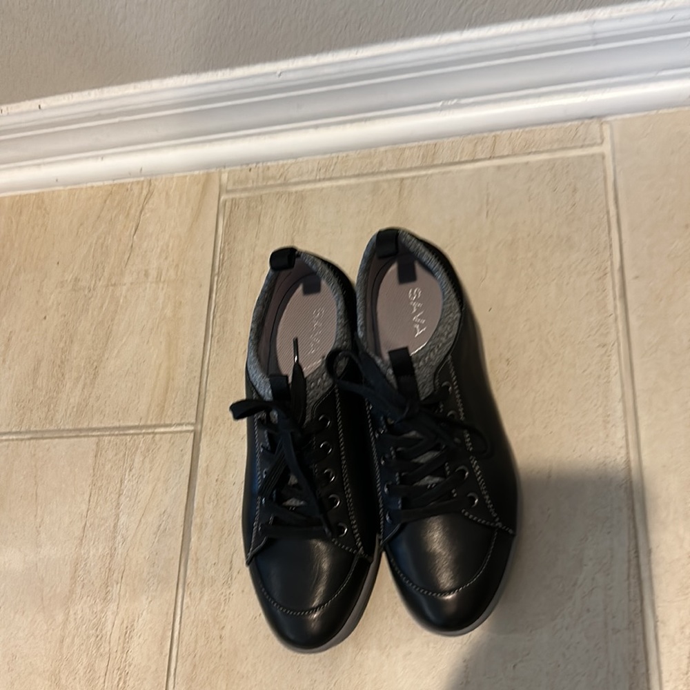 Sava leather and cloth uppers worn only three times size 38 shoes
